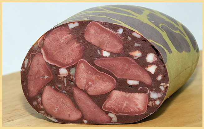 Morcillón con lengua